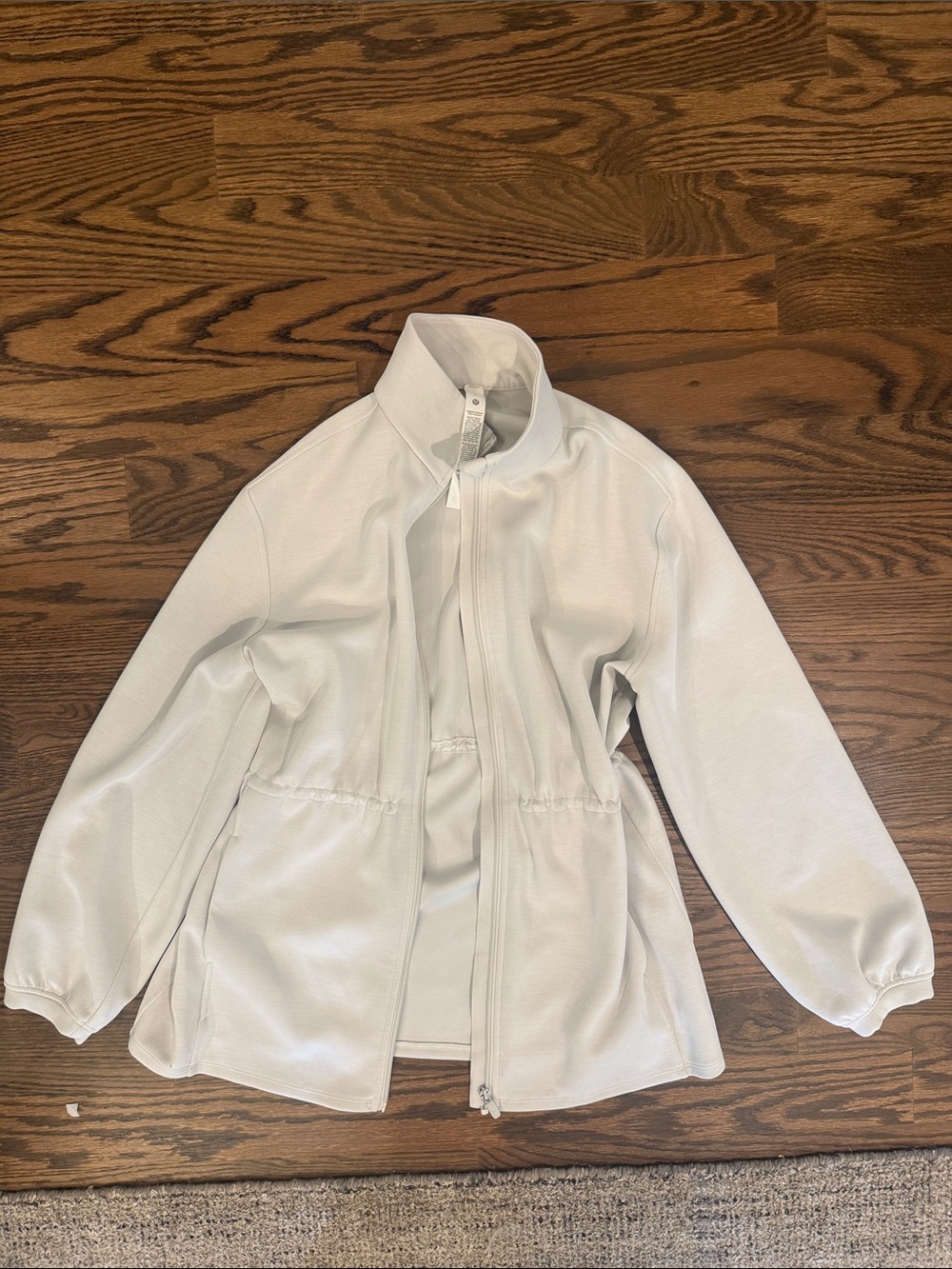 lululemon athletica White Zip-Front Utility Jacket